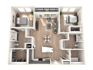 Elliston23 Apartments B5 Floorplan