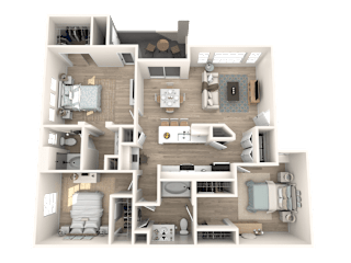 The Presley at Whitney Ranch Apartments Viva Las Vegas Floor Plan