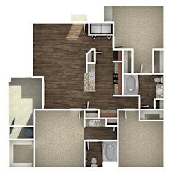 The Presley at Whitney Ranch Apartments Viva Floor Plan
