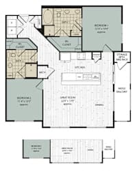 2 bed 2 bath A at Arise Riverside Apartments, Texas 78741