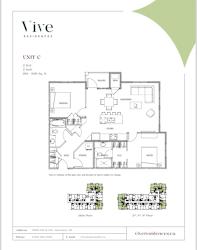 floor plan of the villa vive residences