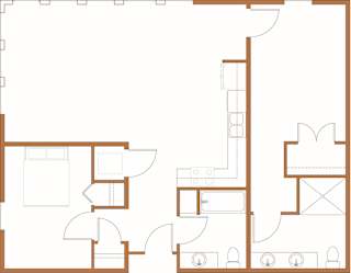 a floor plan of a house