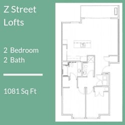 Floor Plan 2x2