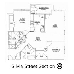 Rider Floor Plan at Heritage Court, Ewing, New Jersey