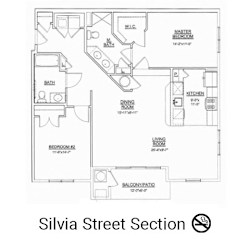 Thomas Edison Floor Plan at Heritage Court, Ewing