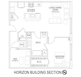Hudson Floor Plan at Heritage Court, New Jersey, 08628