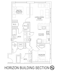 Sussex Floor Plan at Heritage Court, Ewing