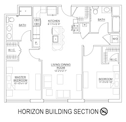 Union Floor Plan at Heritage Court, Ewing, NJ, 08628