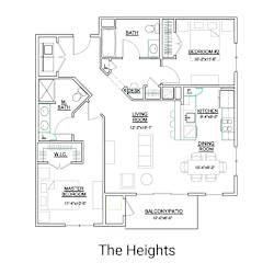 Asher Floor Plan at Palmer View, Palmer Township