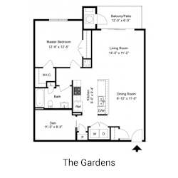 Bushkill Floor Plan at Palmer View, Pennsylvania