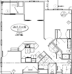 Princeton 2 Bed Den at Heritage Court, Ewing, NJ, 08628