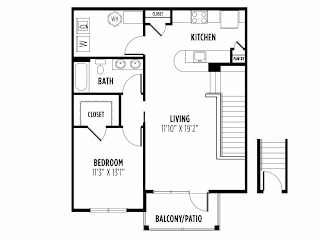 1 Bed Rutledge Floor Plan at New Britain, Chalfont