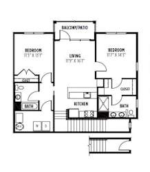2 Bed Wolcott Floor Plan at New Britain, Chalfont