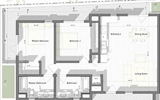2 Bed 2 Bath B Floorplan at Alena on Haley, California, 93101