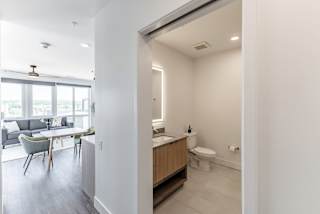 Bathroom View at Anthem House Apartments, Huntsville, Alabama