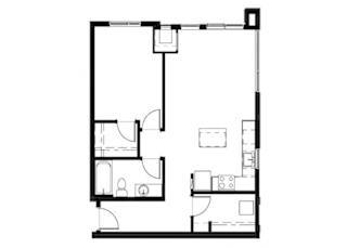 1 Bedroom 1 Bath 604 sqft at Astro, Seattle, WA, 98109
