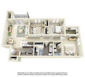 Floor Plan 3B2B