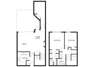 Majestic Bay Two Bedroom, Two Bath with Den Townhome