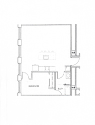 Floor plan for unit 4-11