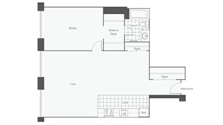 1 bed 1 bath B at Rising Sun Mills, Providence, RI, 02909
