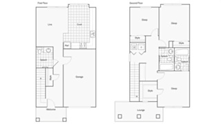 Cab C Floor Plan at ReNew Atascadero, California