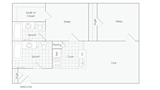 2 bed 2 bath C at Rising Sun Mills, Rhode Island