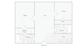 2 bed 2 bath A at Rising Sun Mills, Providence, Rhode Island