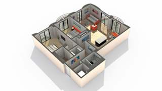 Eleven 37 Floor Plan at ReNew Wheaton Center, Wheaton, 60187