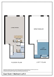 a floor plan of a house at Gaar Scott Historic Lofts, Minnesota, 55401