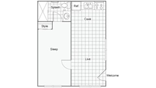 Belmont B Floor Plan at The Hinsdale, Illinois, 60521