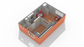 Devon A Floor Plan at The Hinsdale, Hinsdale, Illinois