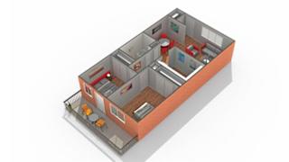 Maxwell A Floor Plan at The Hinsdale, Hinsdale, IL, 60521