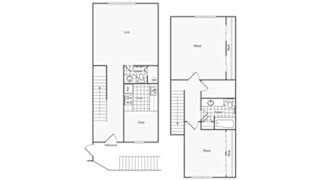 Wentworth Townhome Floor Plan at The Hinsdale, Illinois