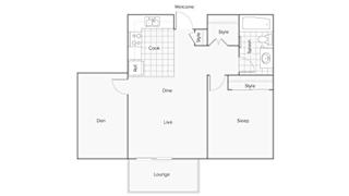 Anderson_Floorplan at ReNew at Neill Lake, Eden Prairie, 55344