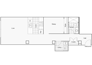 Mink Floor Plan at ReNew Wichita, Wichita, Kansas