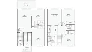 3 bed 2 bath Oakwood4 Floor Plan at The Bluffs at Mountain Park, Lake Oswego, 97035