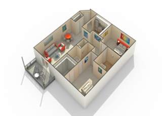 Brookfield2 Floor Plan at The Atwood at Eden Prairie, Eden Prairie, 55347