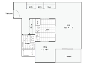 Joliet2 Floor Plan at The Atwood at Eden Prairie, Eden Prairie, MN, 55347