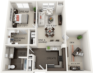 Arlington Floor Plan at Residences at the Street, Washington