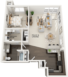 Canterbury Floor Plan at Residences at the Street, Washington, PA