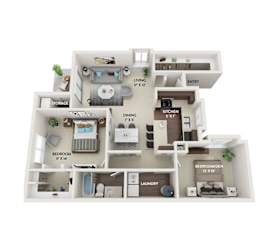 Pine-Lower Floorplan