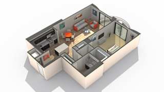Seven 46 Floor Plan at ReNew Wheaton Center, Illinois, 60187