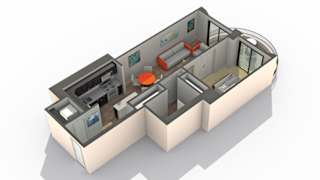 Six 15B Floor Plan at ReNew Wheaton Center, Wheaton Illinois