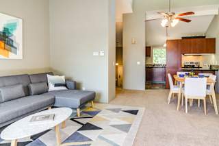 2 bed 1.5 bath floor plan C at The Bluffs at Mountain Park, Lake Oswego, Oregon