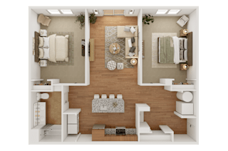 The Hadley Floor Plan at Mallory Ridge, Bloomfield, CT