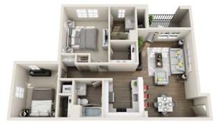 2 bed 2 bath at Arrive Los Carneros Apartments, California
