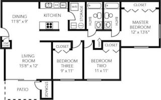 Floor Plan The Monterey Pine