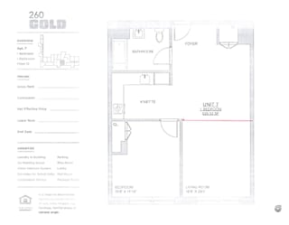 12th Fl 2 Bed 1 Bath