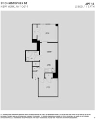 2 Bed 1 Bath