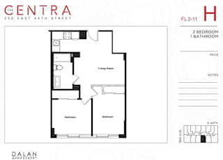 2 Bed 1 Bath